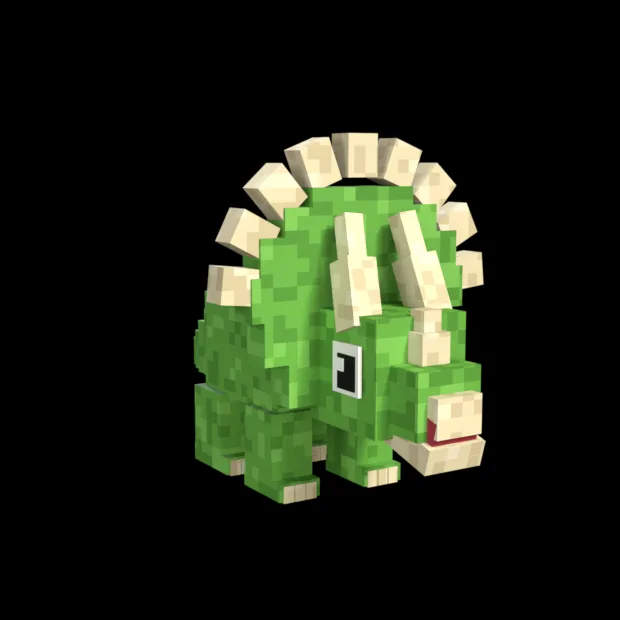 The voxel Triceratops